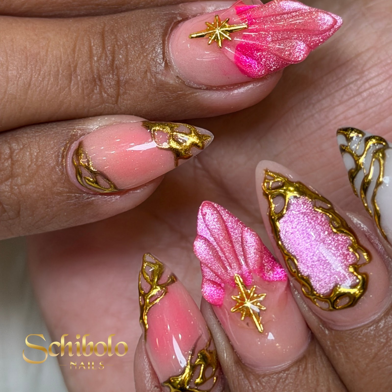 Schibolo Nails N Spa nail work in Cibolo, Texas